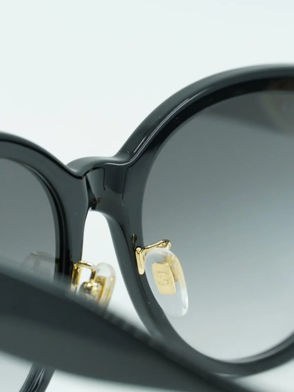Gucci GG1028SK 006 Cat Eye Sunglasses - Black / Grey